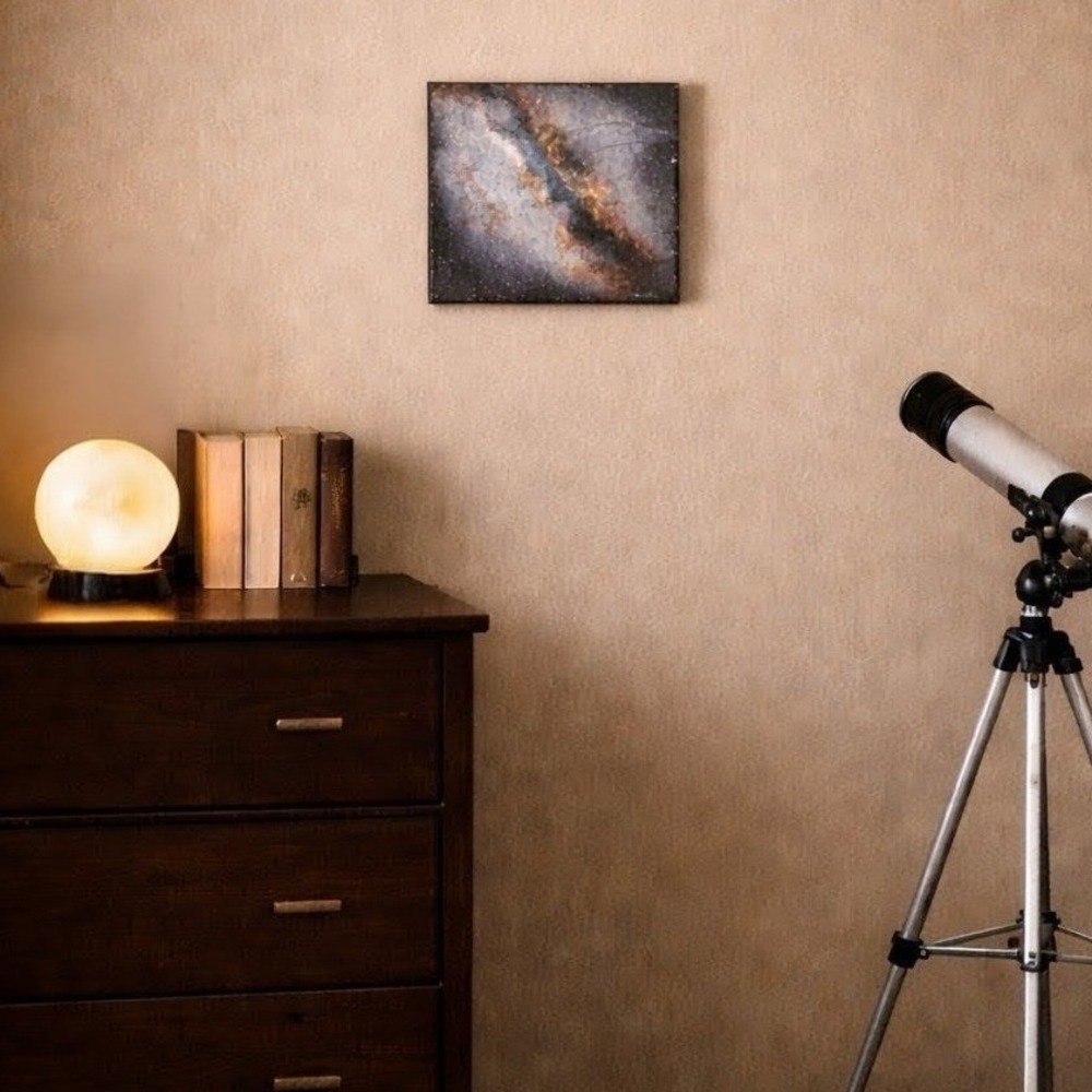 Milky Way Canvas Acrylic Starry Night Universe‎ Galaxy Space Painting 12x12